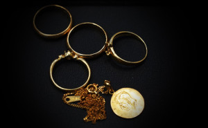 金リングコインネックレスE